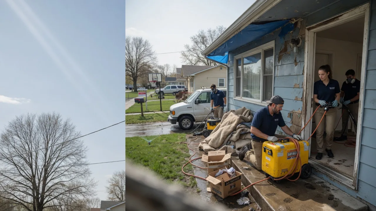 Basement Flood Cleanup in Arthur, IL near me
